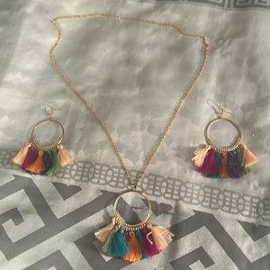 Colorful jewelry set